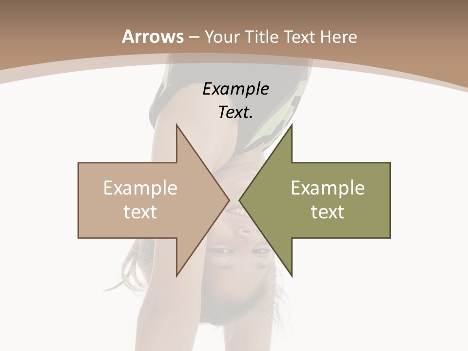 White Background Smile Young PowerPoint Template