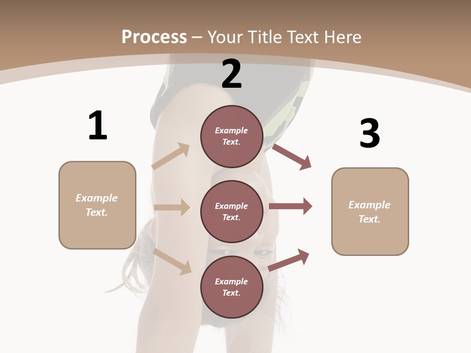 White Background Smile Young PowerPoint Template