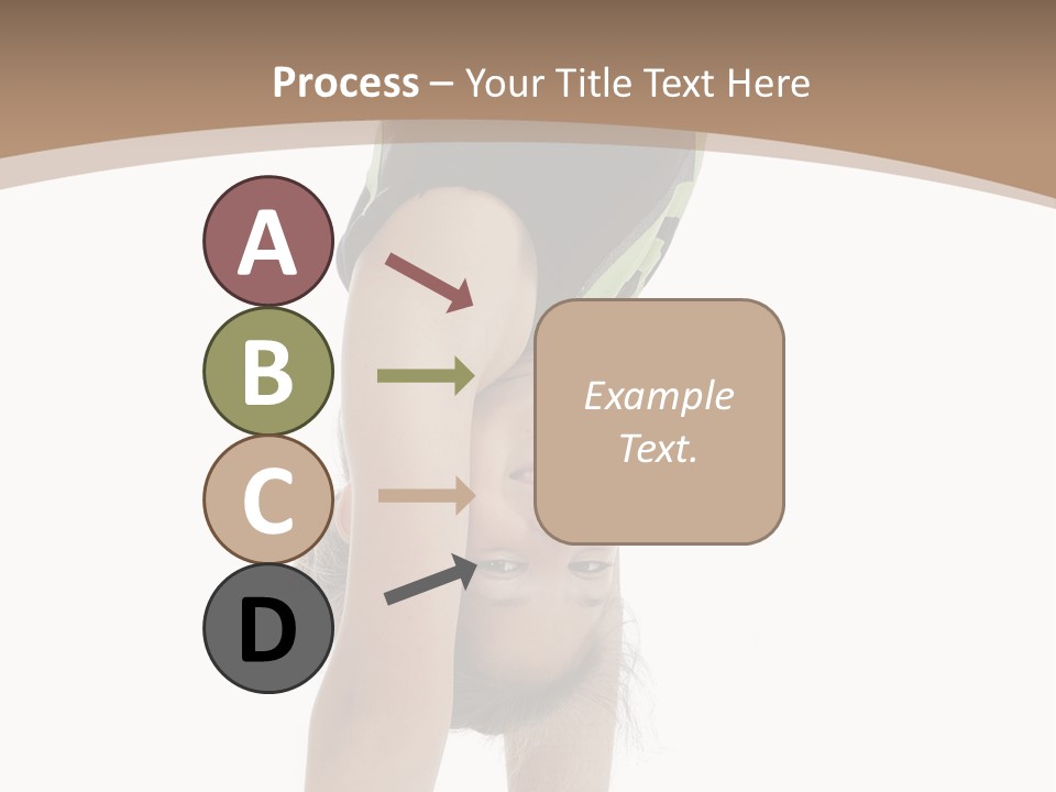 White Background Smile Young PowerPoint Template