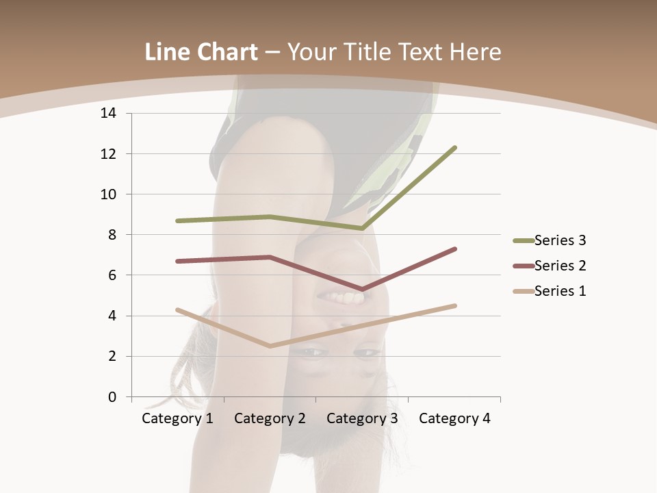 White Background Smile Young PowerPoint Template