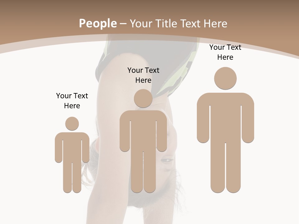 White Background Smile Young PowerPoint Template