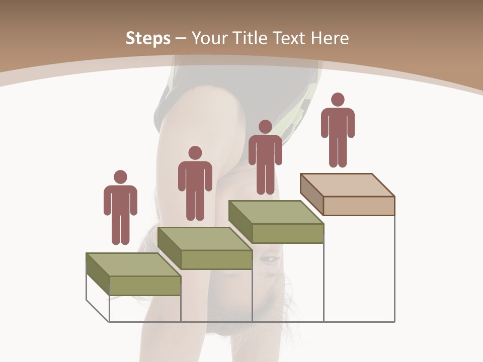 White Background Smile Young PowerPoint Template