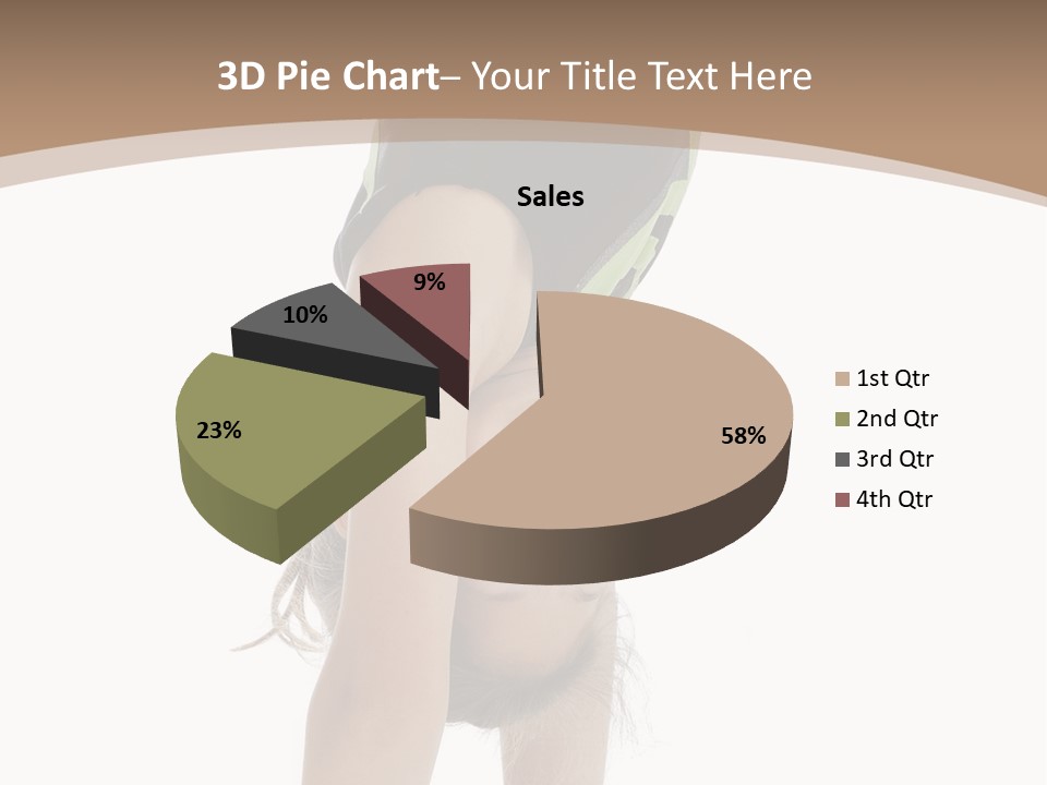 White Background Smile Young PowerPoint Template