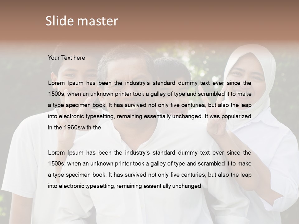 Teenager Boy Cheerful PowerPoint Template