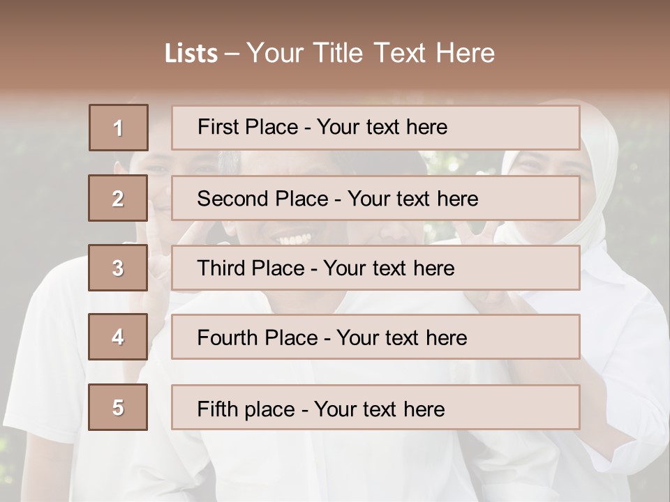 Teenager Boy Cheerful PowerPoint Template