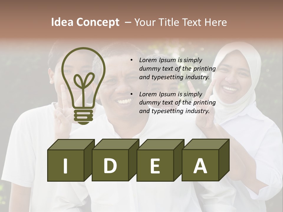 Teenager Boy Cheerful PowerPoint Template