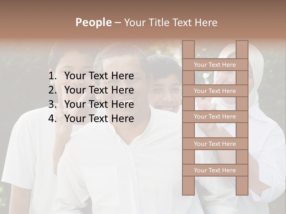 Teenager Boy Cheerful PowerPoint Template