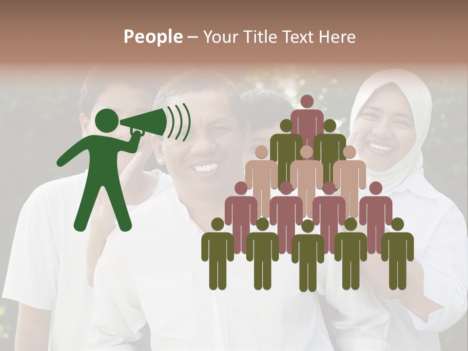 Teenager Boy Cheerful PowerPoint Template