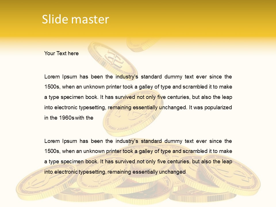 Dollar Large Buying PowerPoint Template