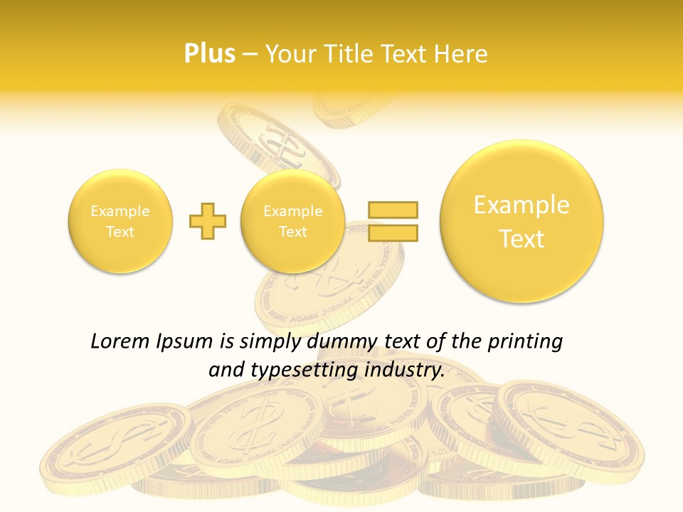 Dollar Large Buying PowerPoint Template