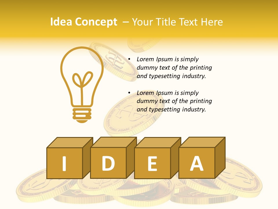 Dollar Large Buying PowerPoint Template