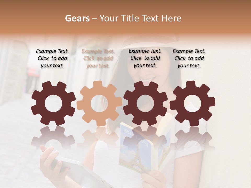 Cheerful Book Pad PowerPoint Template