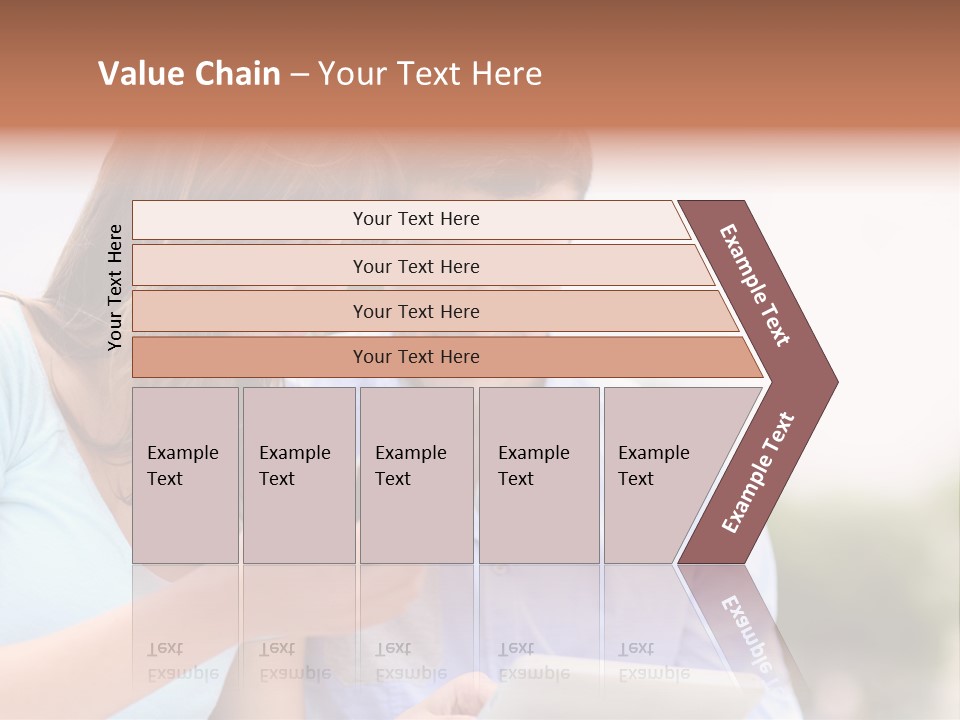 A Man And Woman Looking At A Cell Phone PowerPoint Template