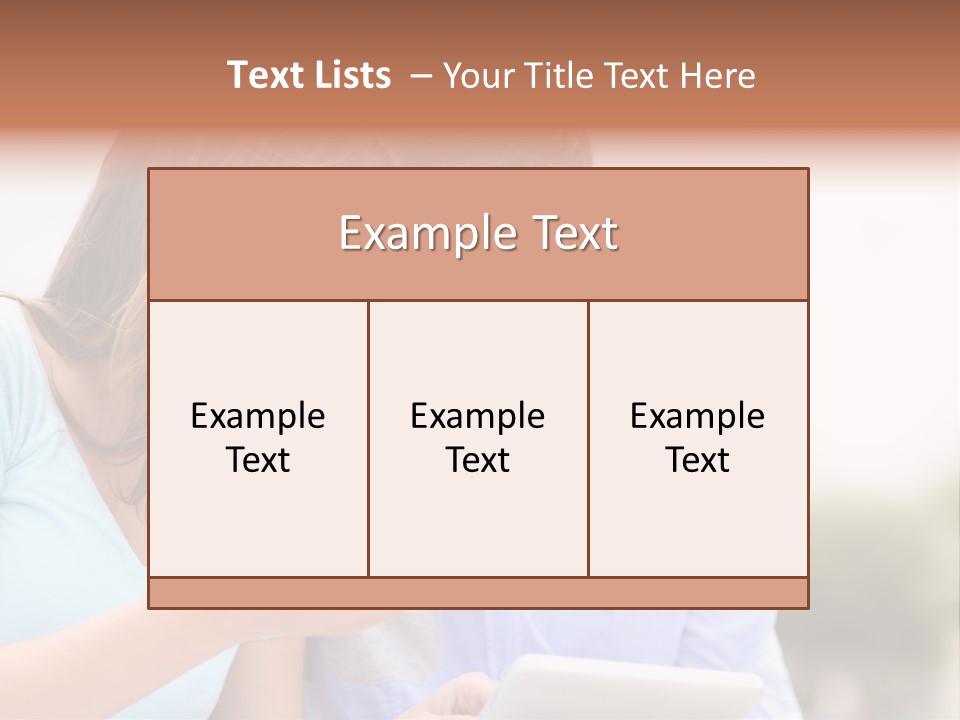 A Man And Woman Looking At A Cell Phone PowerPoint Template