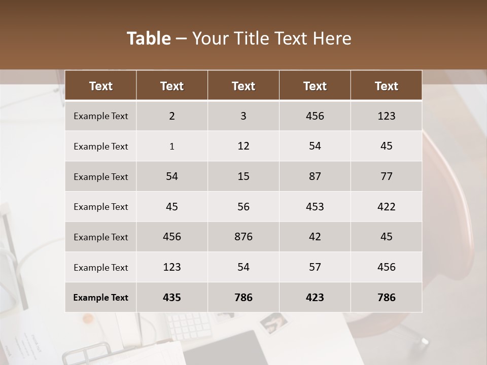 A Man And A Woman Sitting At A Desk Working On A Laptop PowerPoint Template