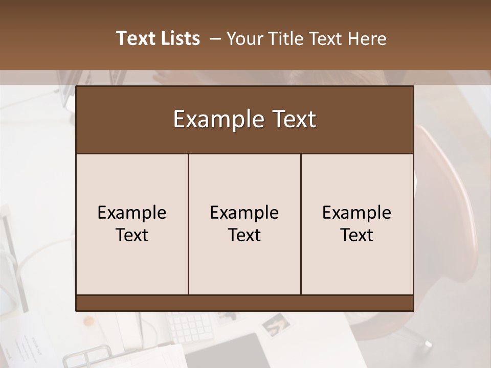 A Man And A Woman Sitting At A Desk Working On A Laptop PowerPoint Template