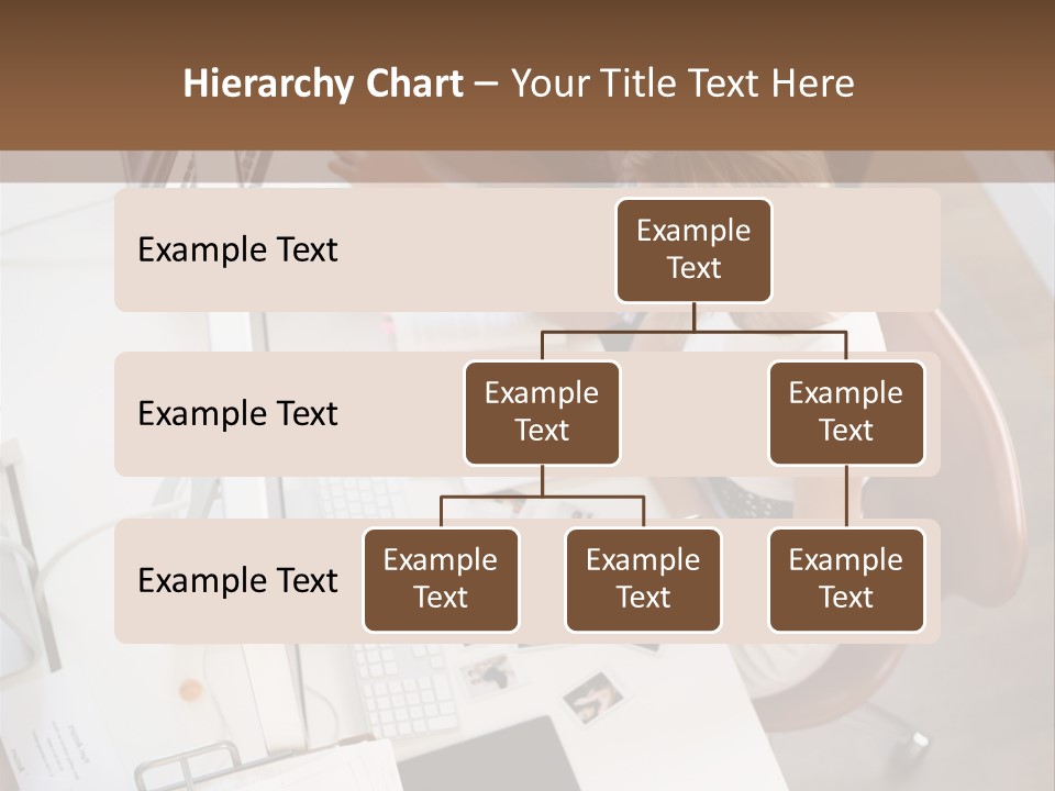 A Man And A Woman Sitting At A Desk Working On A Laptop PowerPoint Template