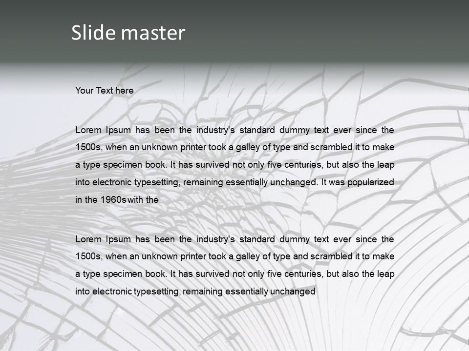 Crushed Demolished Accident PowerPoint Template