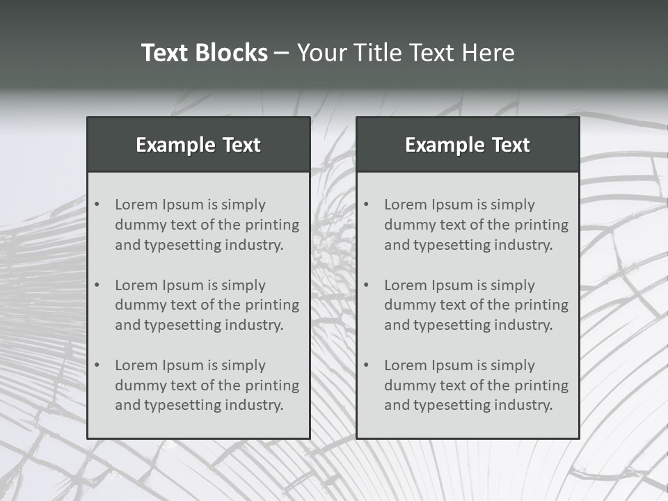 Crushed Demolished Accident PowerPoint Template
