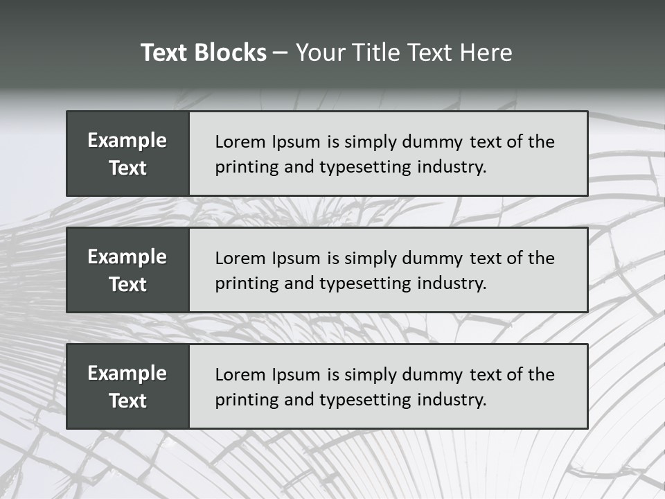 Crushed Demolished Accident PowerPoint Template