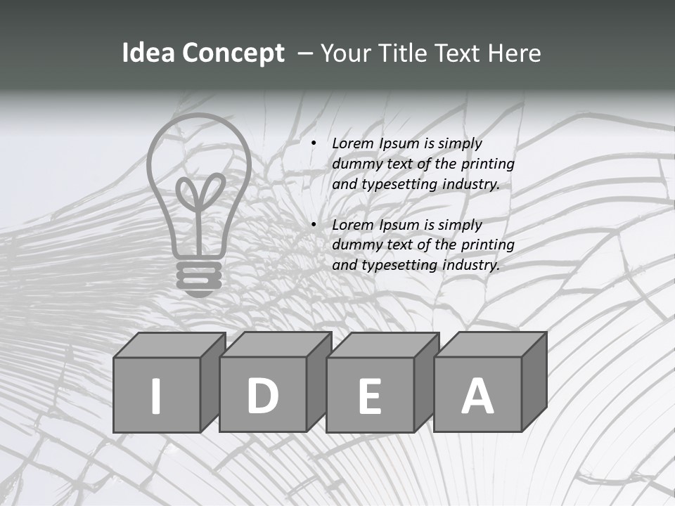 Crushed Demolished Accident PowerPoint Template