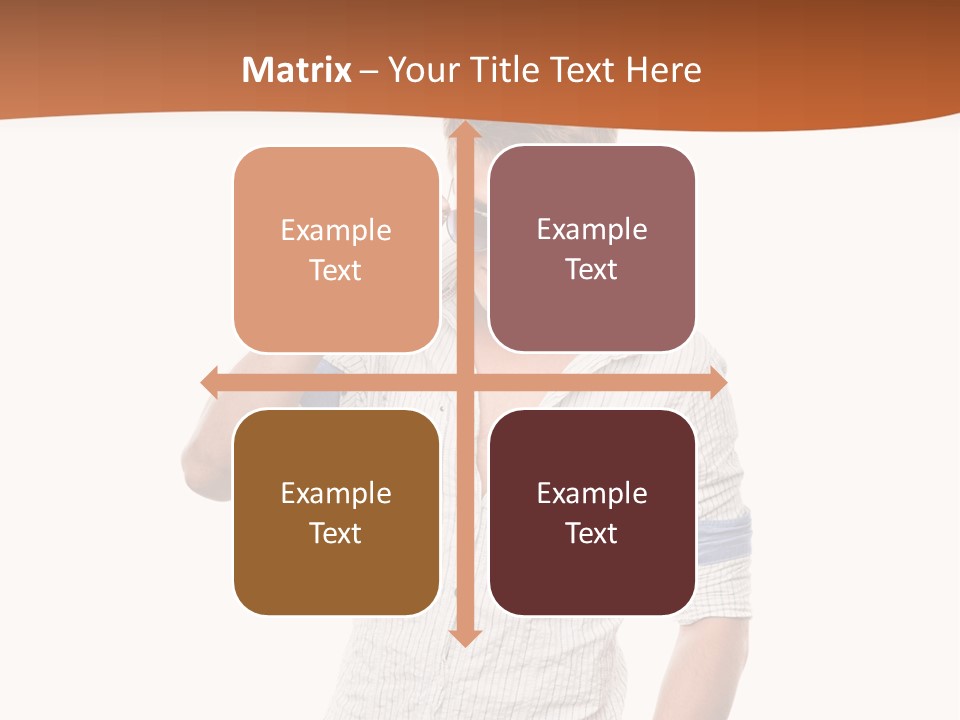 A Man In A White Shirt Is Holding His Sunglasses PowerPoint Template