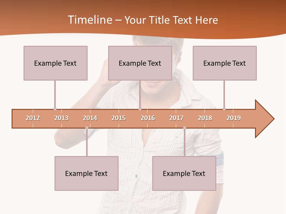 A Man In A White Shirt Is Holding His Sunglasses PowerPoint Template