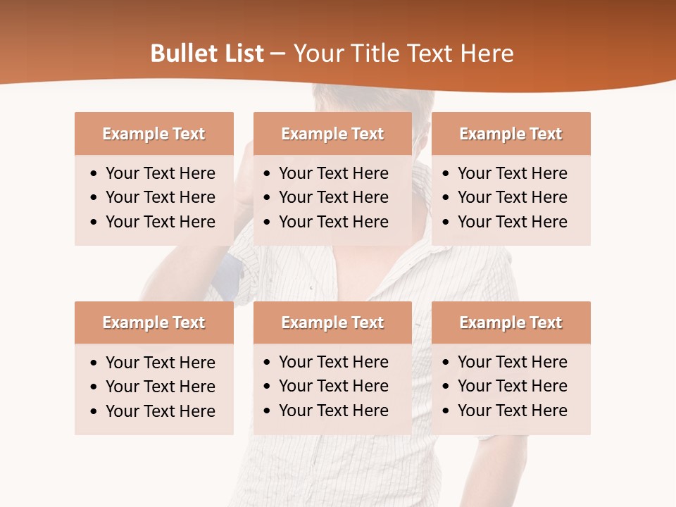 A Man In A White Shirt Is Holding His Sunglasses PowerPoint Template