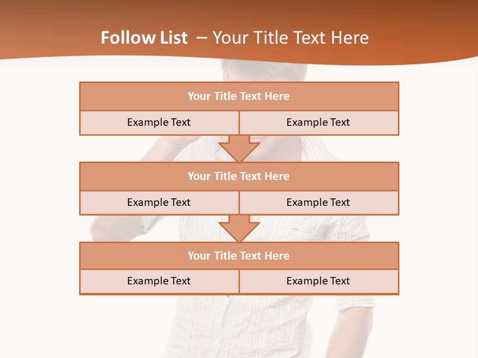 A Man In A White Shirt Is Holding His Sunglasses PowerPoint Template