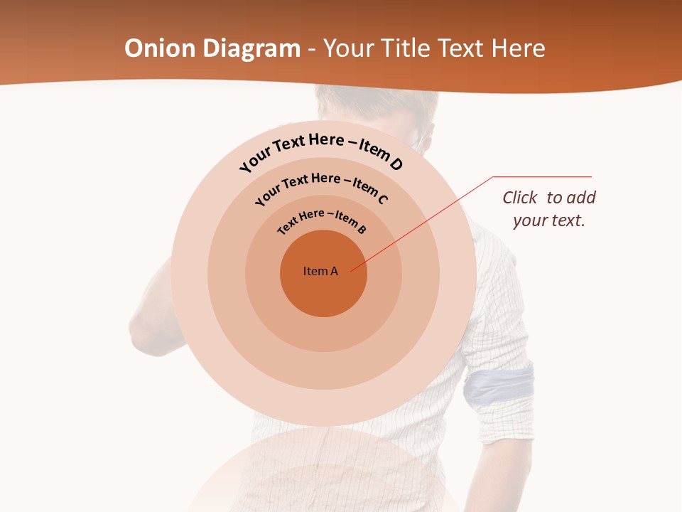 A Man In A White Shirt Is Holding His Sunglasses PowerPoint Template