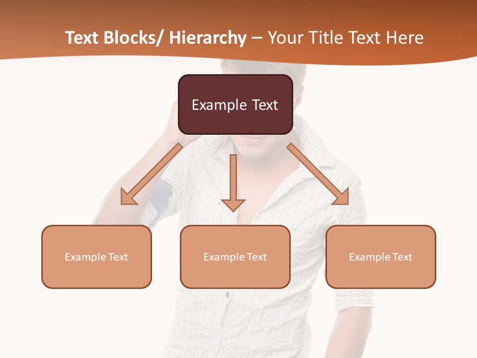 A Man In A White Shirt Is Holding His Sunglasses PowerPoint Template