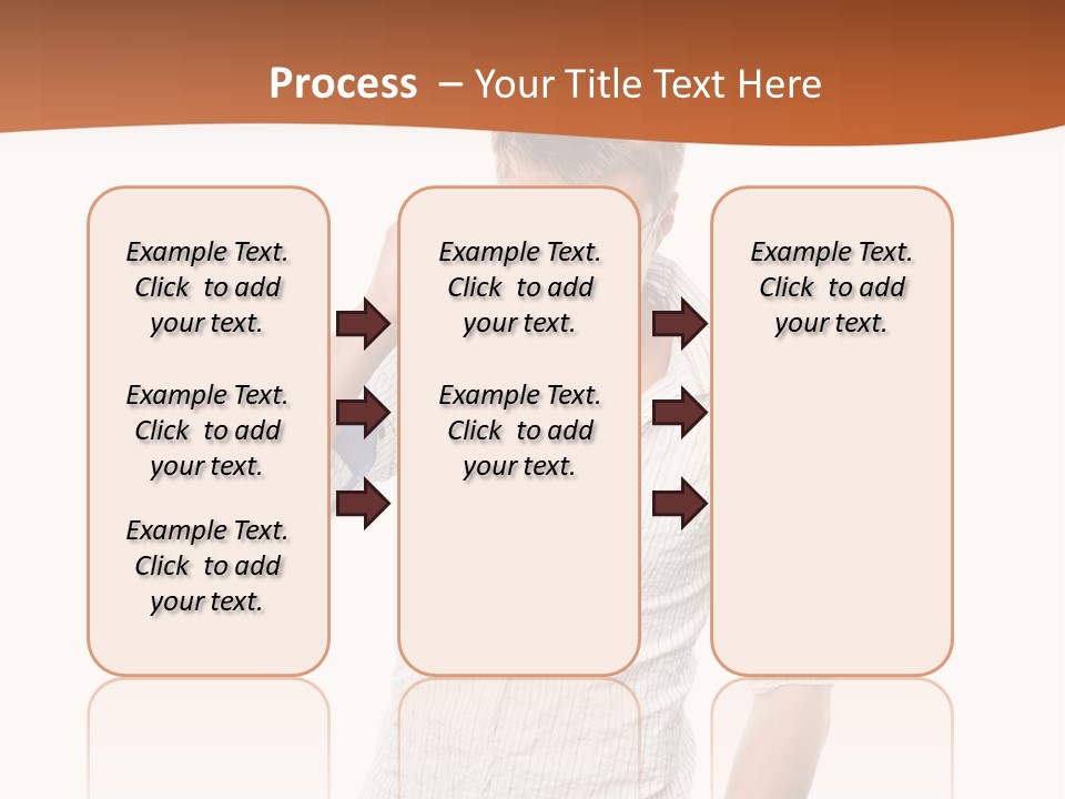 A Man In A White Shirt Is Holding His Sunglasses PowerPoint Template