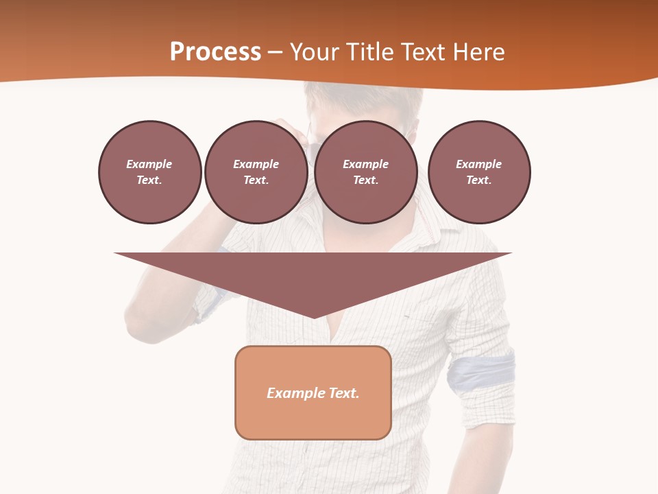 A Man In A White Shirt Is Holding His Sunglasses PowerPoint Template