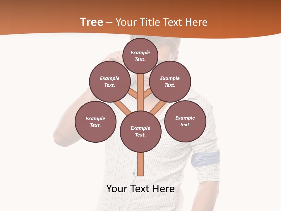 A Man In A White Shirt Is Holding His Sunglasses PowerPoint Template