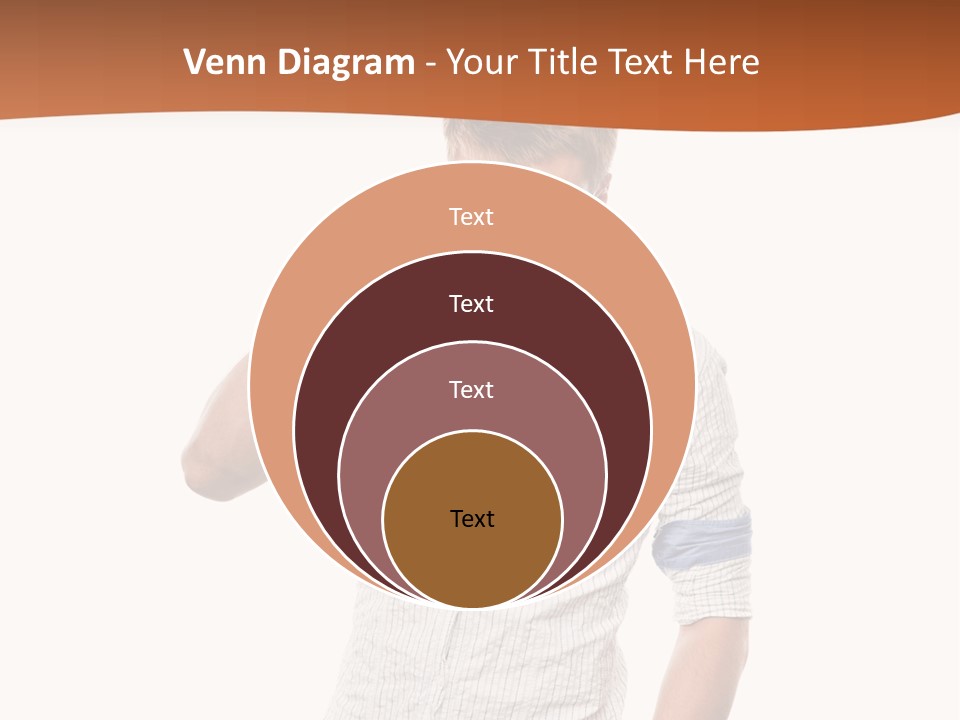 A Man In A White Shirt Is Holding His Sunglasses PowerPoint Template