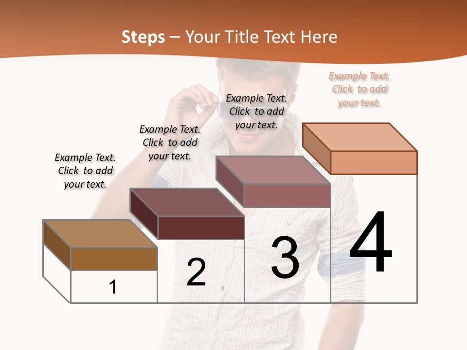 A Man In A White Shirt Is Holding His Sunglasses PowerPoint Template