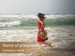 Joy Joyful Ocean PowerPoint Template