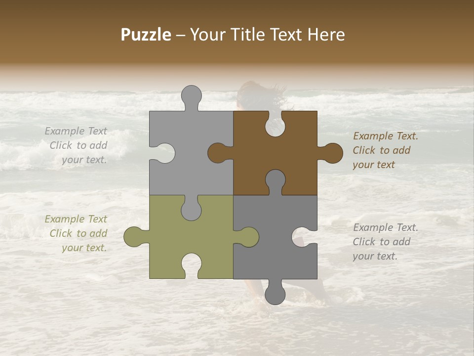 Joy Joyful Ocean PowerPoint Template