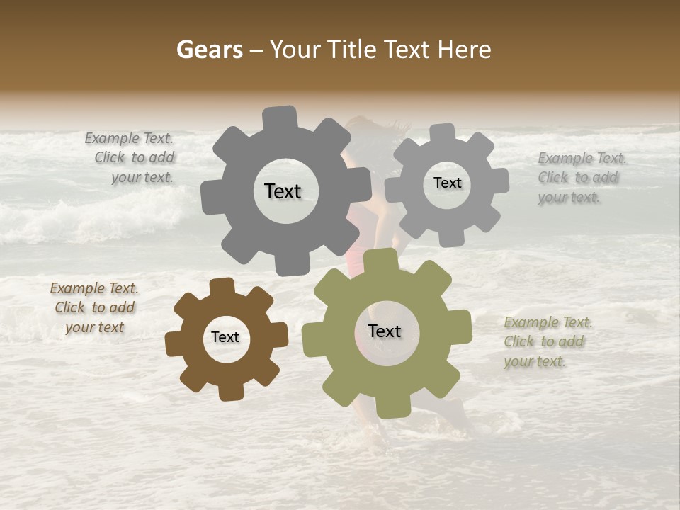 Joy Joyful Ocean PowerPoint Template