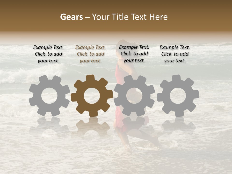 Joy Joyful Ocean PowerPoint Template