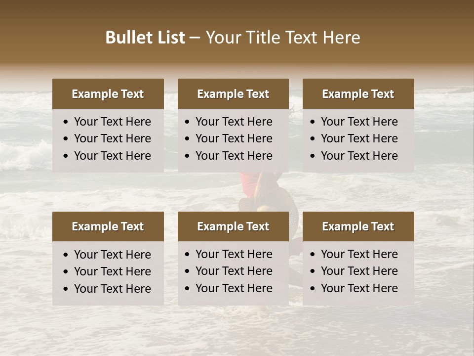 Joy Joyful Ocean PowerPoint Template