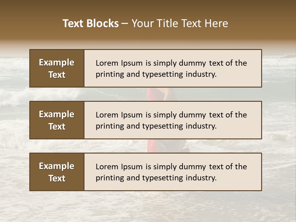 Joy Joyful Ocean PowerPoint Template