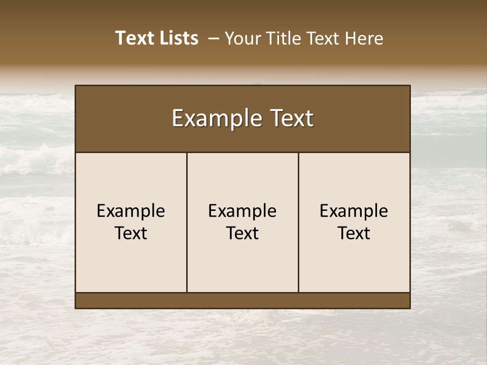Joy Joyful Ocean PowerPoint Template