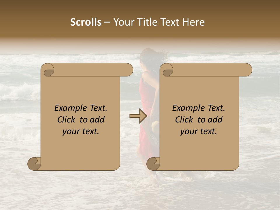 Joy Joyful Ocean PowerPoint Template