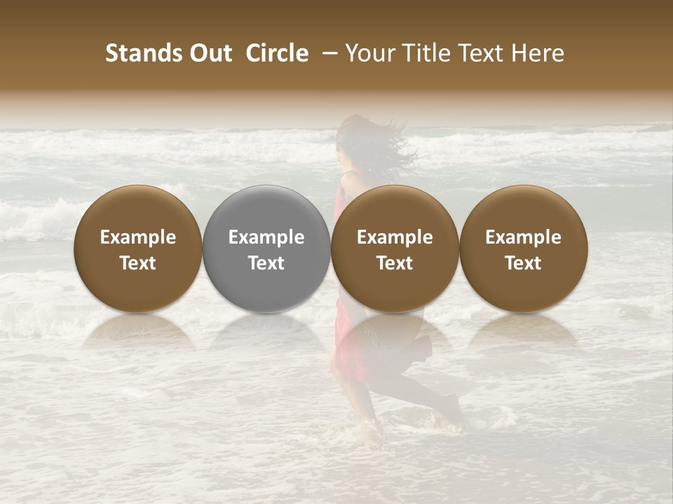 Joy Joyful Ocean PowerPoint Template