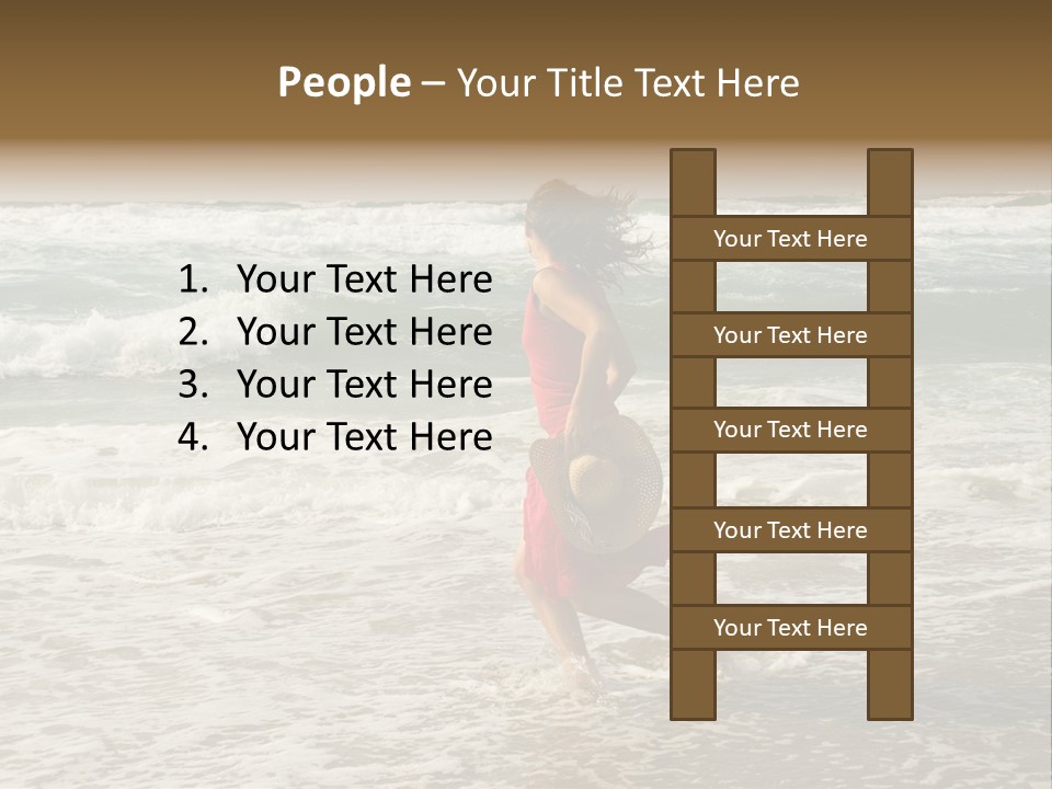 Joy Joyful Ocean PowerPoint Template