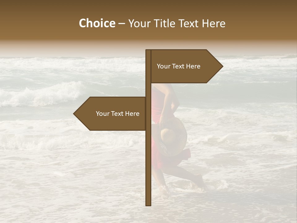 Joy Joyful Ocean PowerPoint Template