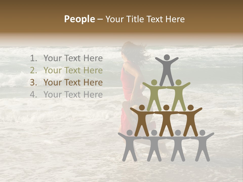 Joy Joyful Ocean PowerPoint Template