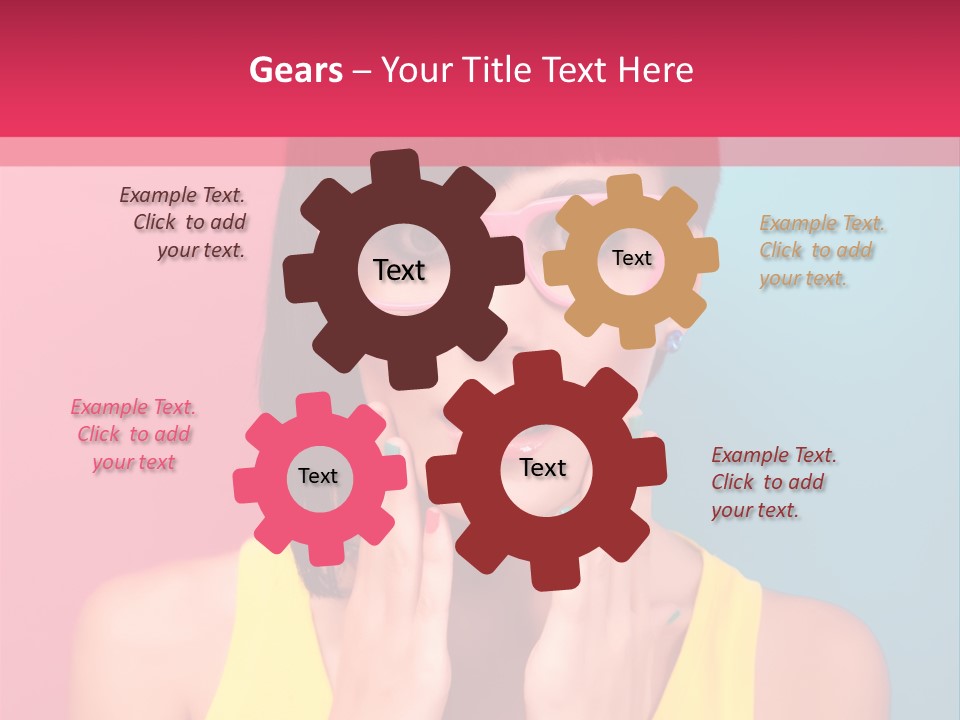 Sexy Beautiful Closeup PowerPoint Template