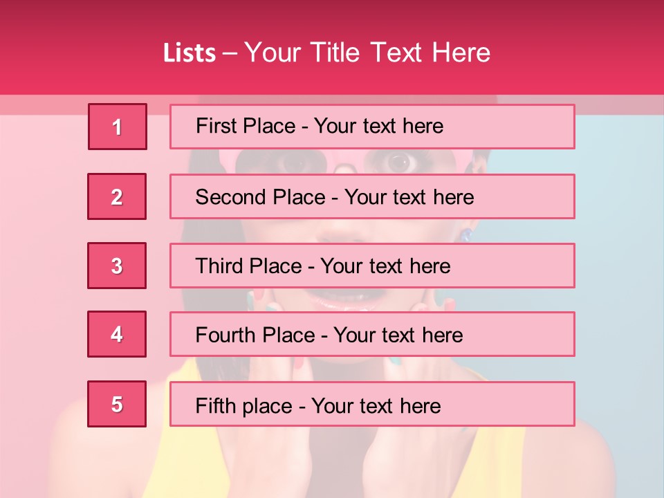 Sexy Beautiful Closeup PowerPoint Template